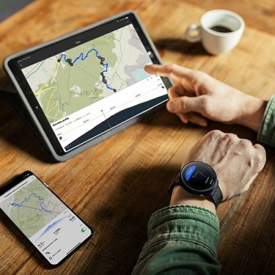 Часы SUUNTO 9 BARO Titanium Granite Blue синий гранит